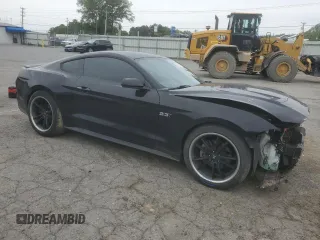 2020 Ford Mustang EcoBoost with VIN 1FA6P8THXL5167016, listed as a Copart auction lot 53703615 with 45,468 mi miles and Salvage Title. Bid and sale history available at carsss.com. Image 4.