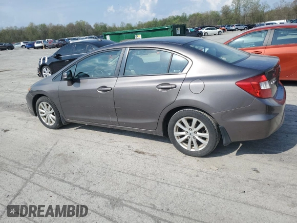 2012 Honda Civic EX with VIN 19XFB2F84CE323959, listed as a Copart auction lot 54583645 with 199,528 mi miles and Salvage Title. Bid and sale history available at DreamBid. Image 2.