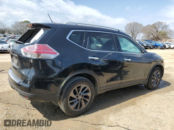 2016 Nissan Rogue SL with VIN 5N1AT2MT9GC770360, listed as a Copart auction lot 49128465 with 157,934 mi miles and Salvage Title. Bid and sale history available at carsss.com. Image 3.