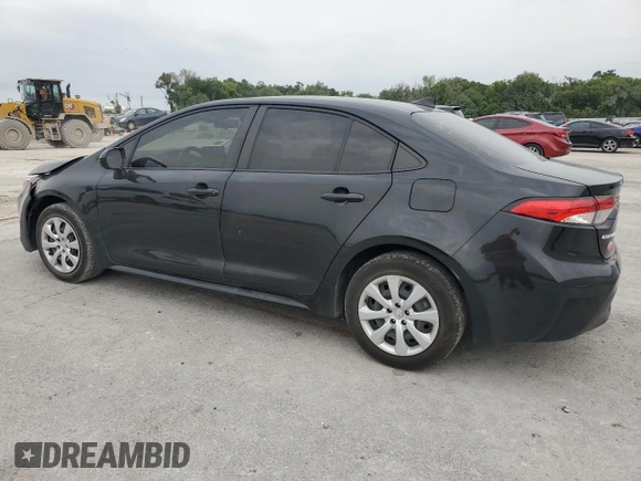 2022 Toyota Corolla LE with VIN JTDEPMAE1NJ209512, listed as a Copart auction lot 49896135 with 45,924 mi miles and Non Repairable. Bid and sale history available at carsss.com. Image 2.
