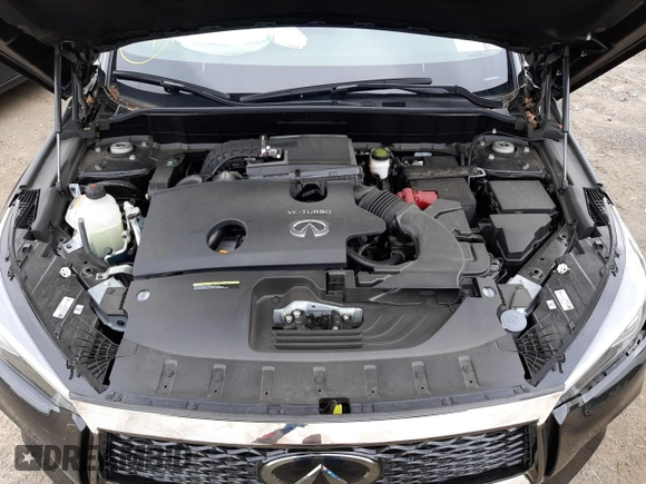 2021 Infiniti QX50 LUXE with VIN 3PCAJ5BB5MF116881, listed as a Copart auction lot 48770602 with 4,184 mi miles. Bid and sale history available at carsss.com. Image 7.
