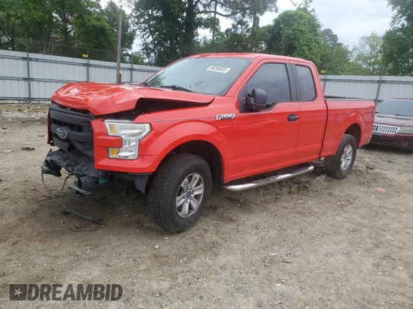 2015 Ford F-150 XLT with VIN 1FTEX1E80FKF08651, listed as a Copart auction lot 56283635 with 246,029 mi miles and Salvage title. Bid and sale history available at DreamBid. Image 1.