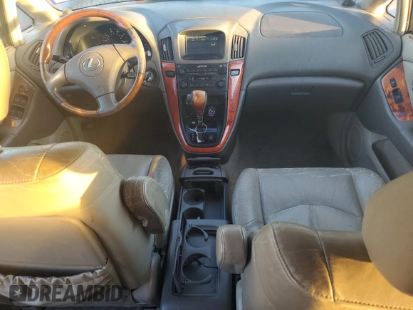2002 Lexus RX 300 with VIN JTJGF10U320120428, listed as a Copart auction lot 80373764 with 294,311 mi miles and Clean Title. Bid and sale history available at carsss.com. Image 8.