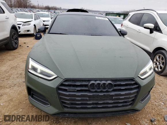 2018 Audi A5 Sportback Premium Plus with VIN WAUBNCF50JA097319, listed as a Copart auction lot 36797884 with 51,749 mi miles. Bid and sale history available at carsss.com. Image 5.