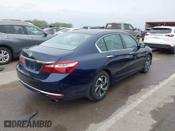 2017 Honda Accord Sedan LX with VIN 1HGCR2F39HA288303, listed as a IAAI auction lot 41929779 with 67,173 mi miles. Bid and sale history available at carsss.com. Image 4.