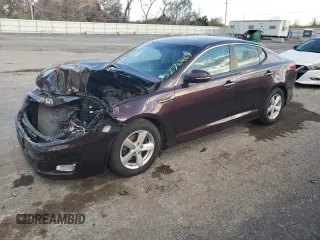 2015 Kia Optima LX with VIN 5XXGM4A71FG432402, listed as a Copart auction lot 50299414 with 127,476 mi miles and Salvage title. Bid and sale history available at DreamBid. Image 1.