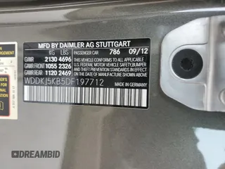 2013 Mercedes-Benz E 350 z VIN WDDKJ5KB5DF197712, wystawiony jako Copart lot #60521005 z przebiegiem 42 109 mil mil oraz Szkoda całkowita • Salvage title. Historia ofert i sprzedaży dostępna na DreamBid. Obrazek 12.