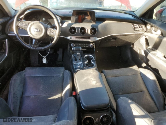 2019 Kia Stinger Premium with VIN KNAE25LA9K6059112, listed as a Copart auction lot 76239304 with 61,266 mi miles and Non Repairable. Bid and sale history available at carsss.com. Image 8.
