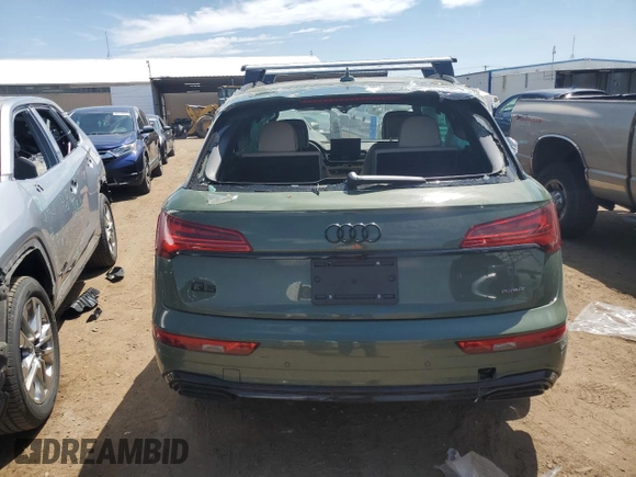 2024 Audi Q5 S line Premium Plus with VIN WA1EAAFYXR2081025, listed as a Copart auction lot 66058324 with 0 mi miles and Salvage Title. Bid and sale history available at carsss.com. Image 6.
