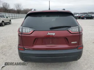 2020 Jeep Cherokee Latitude Plus with VIN 1C4PJLLB6LD586095, listed as a Copart auction lot 43996165 with 106,381 mi miles and Salvage Title. Bid and sale history available at carsss.com. Image 6.