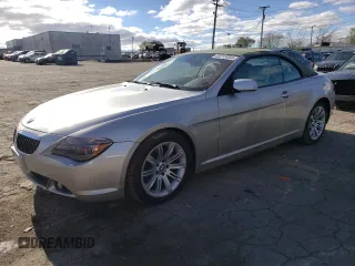 2007 BMW 6 Series 650i with VIN WBAEK135X7CN80487, listed as a Copart auction lot 80215954 with 112,499 mi miles and Clean Title. Bid and sale history available at carsss.com. Image 1.