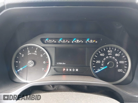 2017 Ford F-150 XL with VIN 1FTEW1CG0HKC71336, listed as a IAAI auction lot 41785133 with 107,904 mi miles. Bid and sale history available at carsss.com. Image 7.