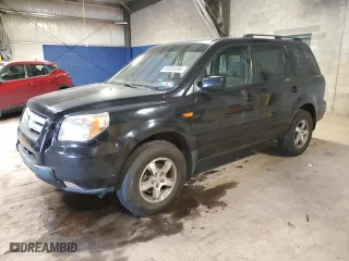 2006 Honda Pilot EX with VIN 5FNYF18486B020392, listed as a Copart auction lot 49639095 with 152,545 mi miles and Salvage Title. Bid and sale history available at carsss.com. Image 1.