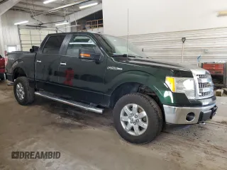 2014 Ford F-150 XL with VIN 1FTFW1EF4EKE00926, listed as a Copart auction lot 54425475 with 153,163 mi miles and Salvage Title. Bid and sale history available at carsss.com. Image 4.