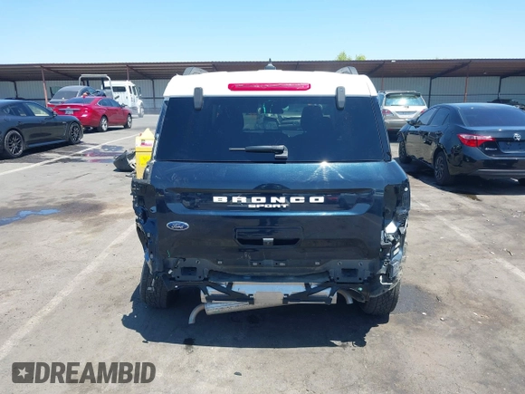 2023 Ford Bronco Sport Heritage with VIN 3FMCR9G6XPRD41896, listed as a IAAI auction lot 42459929 with 22,952 mi miles and . Bid and sale history available at DreamBid. Image 17.