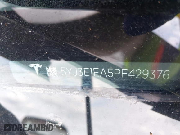 2023 Tesla Model 3 с VIN 5YJ3E1EA5PF429376, выставлен на аукционе IAAI как лот 42133030 с пробегом 105 466 миль миль и . История ставок и продаж доступна на DreamBid. Изображение 9.