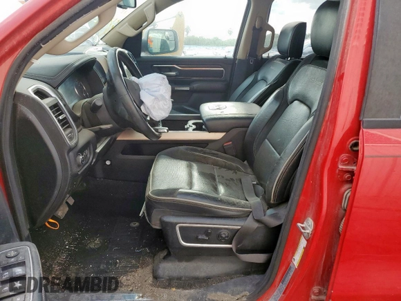 2019 Ram 1500 Laramie z VIN 1C6SRFJT9KN580498, wystawiony jako Copart lot #60328285 z przebiegiem 171 520 mil mil oraz Szkoda całkowita • Salvage title. Historia ofert i sprzedaży dostępna na DreamBid. Obrazek 7.
