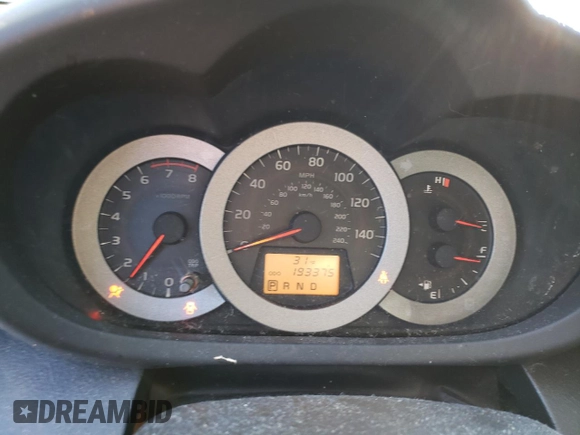 2012 Toyota RAV4 Sport with VIN JTMRK4DVXC5107580, listed as a Copart auction lot 46026605 with 193,375 mi miles and Clean Title. Bid and sale history available at carsss.com. Image 9.
