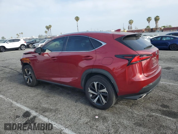 2020 Lexus NX 300 with VIN JTJDARBZ3L5007219, listed as a Copart auction lot 58229865 with 85,866 mi miles and Salvage title. Bid and sale history available at DreamBid. Image 2.
