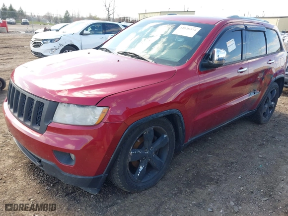 2011 Jeep Grand Cherokee Overland with VIN 1J4RR6GT9BC652336, listed as a IAAI auction lot 42028574 with 223,253 mi miles. Bid and sale history available at carsss.com. Image 18.