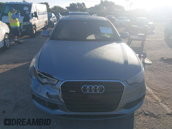 2013 Audi A6 3.0T Prestige with VIN WAUJGAFC6DN131821, listed as a IAAI auction lot 41411463 with 186,380 mi miles. Bid and sale history available at carsss.com. Image 13.