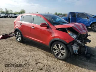 2011 Kia Sportage EX with VIN KNDPC3A24B7107358, listed as a Copart auction lot 56243725 with 99,942 mi miles and Salvage title. Bid and sale history available at DreamBid. Image 4.