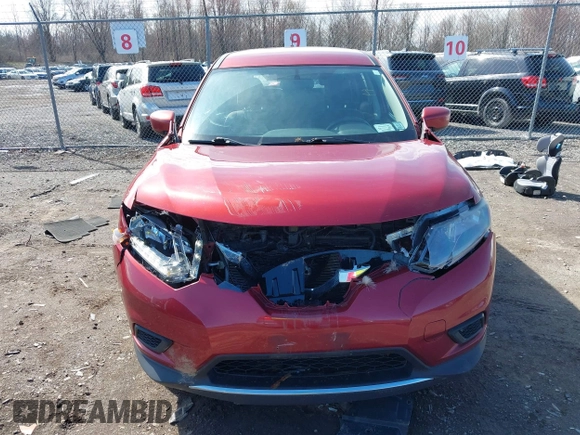 2016 Nissan Rogue SV with VIN KNMAT2MV7GP606961, listed as a IAAI auction lot 41964530 with 147,671 mi miles. Bid and sale history available at carsss.com. Image 13.