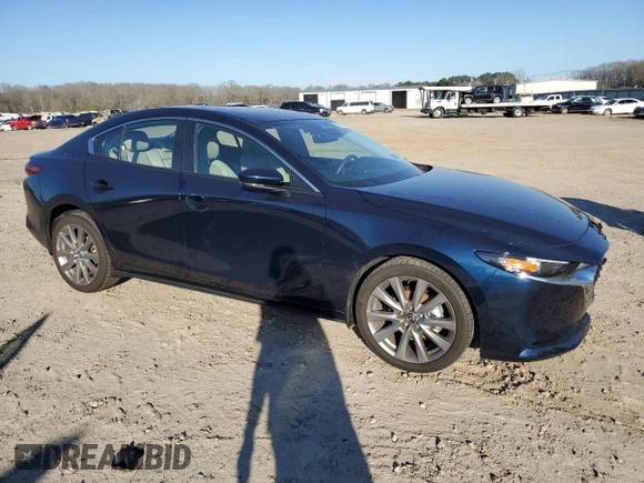 2024 Mazda 3 S Preferred with VIN 3MZBPACMXRM417853, listed as a Copart auction lot 43728955 with 11,228 mi miles and Salvage Title. Bid and sale history available at carsss.com. Image 4.