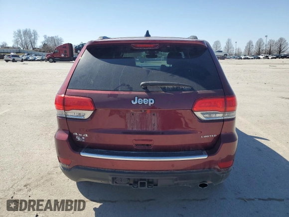 2018 Jeep Grand Cherokee Limited with VIN 1C4RJFBG3JC320317, listed as a Copart auction lot 48704285 with 135,919 mi miles and Salvage Title. Bid and sale history available at carsss.com. Image 6.