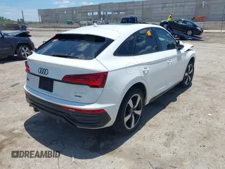 2022 Audi Q5 Sportback S line Premium Plus with VIN WA15AAFY4N2084268, listed as a IAAI auction lot 42463401 with Not provided miles and . Bid and sale history available at DreamBid. Image 4.