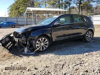 2020 Hyundai Elantra GT with VIN KMHH35LE8LU140045, listed as a Copart auction lot 87654935 with 13,454 mi miles and Salvage Title. Bid and sale history available at carsss.com. Image 1.