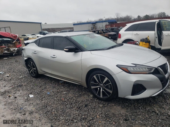 2022 Nissan Maxima SV with VIN 1N4AA6CV3NC504033, listed as a Copart auction lot 86013984 with 66,948 mi miles and Salvage Title. Bid and sale history available at carsss.com. Image 4.