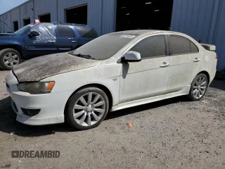 2010 Mitsubishi Lancer GTS with VIN JA32U8FW1AU001061, listed as a Copart auction lot 52014635 with 98,774 mi miles and Clean Title. Bid and sale history available at carsss.com. Image 1.