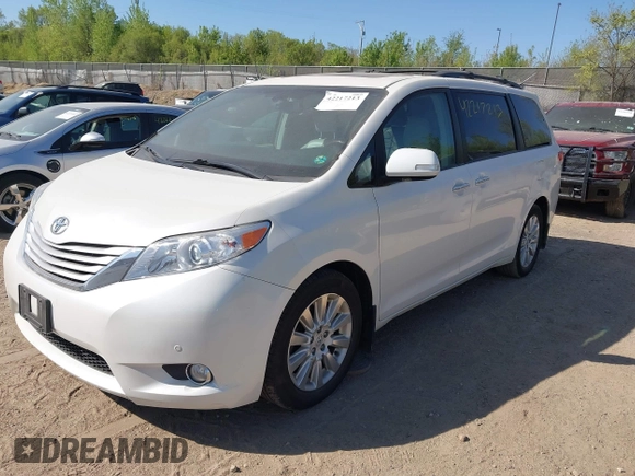 2014 Toyota Sienna Limited with VIN 5TDDK3DC2ES089477, listed as a IAAI auction lot 42217213 with 182,616 mi miles and . Bid and sale history available at DreamBid. Image 17.