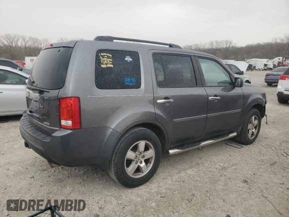 2011 Honda Pilot EX-L with VIN 5FNYF4H62BB051134, listed as a Copart auction lot 49534705 with 238,985 mi miles and Clean Title. Bid and sale history available at carsss.com. Image 3.