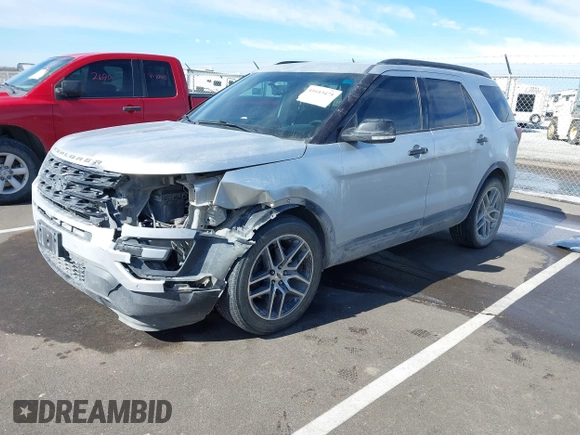 2016 Ford Explorer Sport with VIN 1FM5K8GT2GGB06056, listed as a IAAI auction lot 41643475 with 186,755 mi miles and . Bid and sale history available at carsss.com. Image 22.
