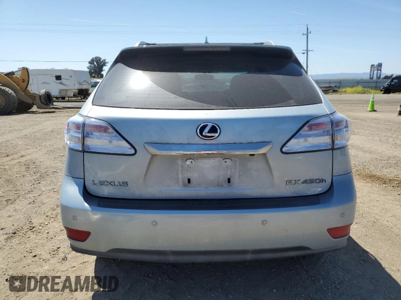 2010 Lexus RX 450h with VIN JTJBC1BA3A2014134, listed as a Copart auction lot 56025275 with 130,471 mi miles and Salvage title. Bid and sale history available at DreamBid. Image 6.
