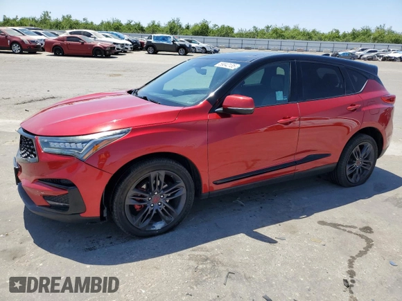 2019 Acura RDX w/A-Spec Pkg with VIN 5J8TC1H6XKL003994, listed as a Copart auction lot 59042135 with 122,227 mi miles and Salvage title. Bid and sale history available at DreamBid. Image 1.