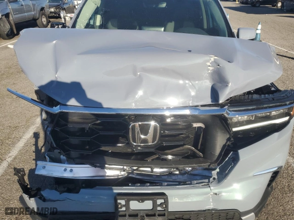 2025 Honda Pilot Touring with VIN 5FNYG2H73SB016693, listed as a Copart auction lot 46494165 with 1,259 mi miles and Salvage Title. Bid and sale history available at carsss.com. Image 12.