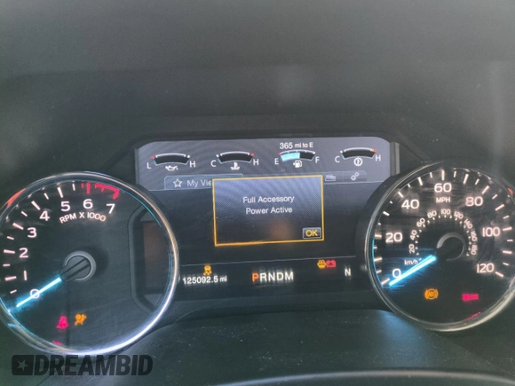 2019 Ford F-150 XL with VIN 1FTFW1E41KFC46078, listed as a Copart auction lot 88750395 with 125,092 mi miles and Salvage Title. Bid and sale history available at carsss.com. Image 9.