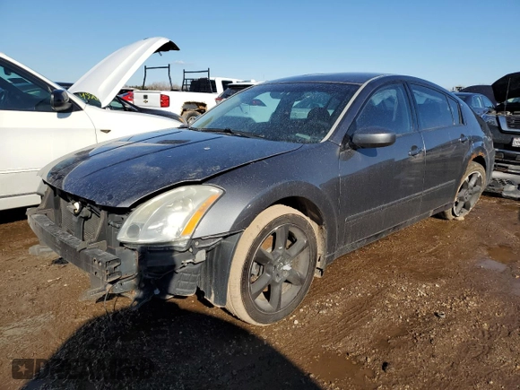 2005 Nissan Maxima 3.5 SL with VIN 1N4BA41E35C818681, listed as a Copart auction lot 46517535 with 104,929 mi miles and Salvage Title. Bid and sale history available at carsss.com. Image 1.