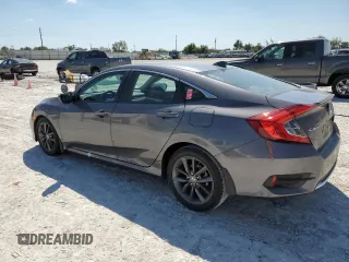 2021 Honda Civic Sedan EX with VIN 2HGFC1F34MH703080, listed as a Copart auction lot 49089425 with 18,451 mi miles and Salvage Title. Bid and sale history available at carsss.com. Image 2.