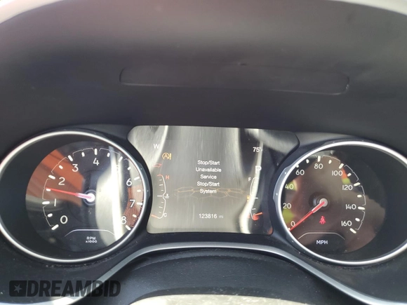 2019 Jeep Compass Latitude with VIN 3C4NJCBB7KT668564, listed as a Copart auction lot 46354305 with 123,816 mi miles and Clean title. Bid and sale history available at DreamBid. Image 9.