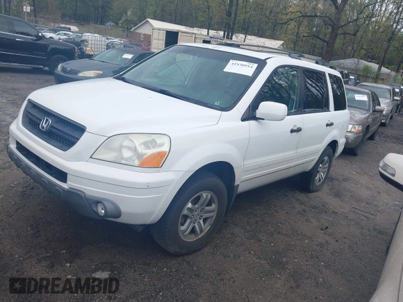 2005 Honda Pilot EX-L with VIN 5FNYF18585B037135, listed as a IAAI auction lot 41930914 with 227,956 mi miles. Bid and sale history available at carsss.com. Image 2.