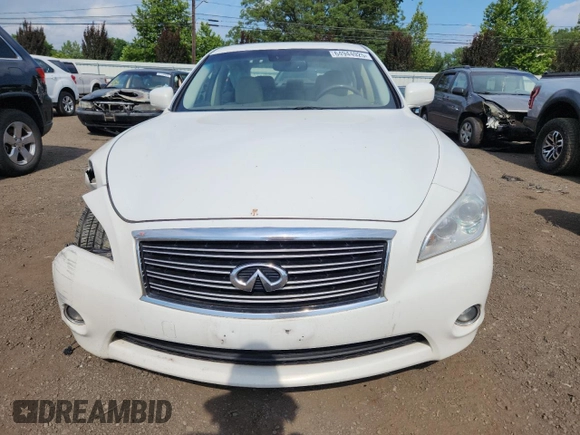 2013 Infiniti M with VIN JN1BY1AR5DM602690, listed as a Copart auction lot 64944925 with 186,302 mi miles and Salvage title. Bid and sale history available at DreamBid. Image 5.