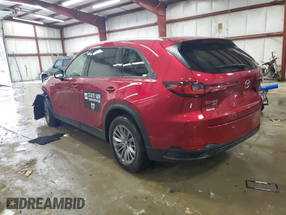 2025 Mazda CX-90 Preferred with VIN JM3KKBHD6S1204067, listed as a Copart auction lot 44991865 with 5,104 mi miles and Salvage title. Bid and sale history available at DreamBid. Image 2.