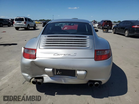 2006 Porsche 911 Carrera S with VIN WP0AB29906S741533, listed as a Copart auction lot 71785294 with 109,463 mi miles and Salvage Title. Bid and sale history available at carsss.com. Image 6.