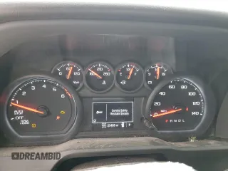 2023 GMC Sierra 1500 with VIN 3GTNUAED0PG362010, listed as a Copart auction lot 87900335 with 23,496 mi miles and Salvage Title. Bid and sale history available at DreamBid. Image 9.