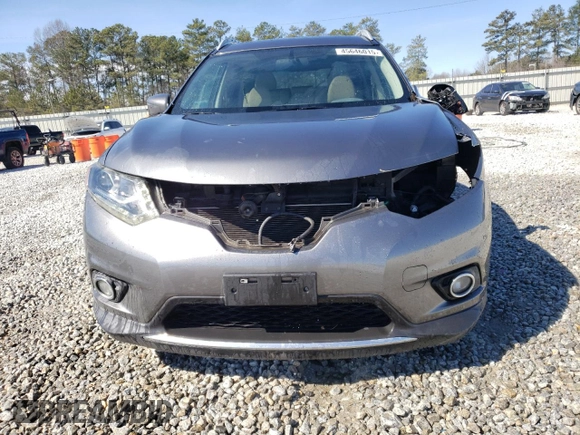 2016 Nissan Rogue SL with VIN 5N1AT2MT2GC764741, listed as a Copart auction lot 45646015 with 104,770 mi miles and Salvage Title. Bid and sale history available at carsss.com. Image 5.