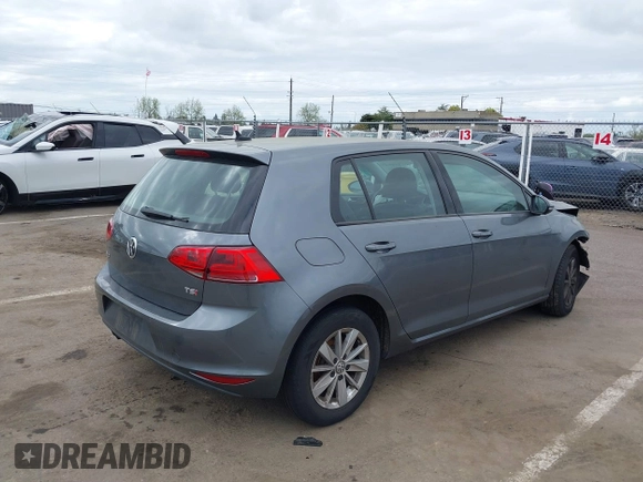 2015 Volkswagen Golf TSI SEL z VIN 3VW217AU6FM102664, wystawiony jako IAAI lot #41868959 z przebiegiem 92 936 mil mil oraz . Historia ofert i sprzedaży dostępna na DreamBid. Obrazek 4.